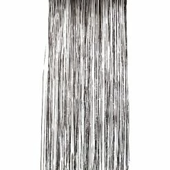 Smiffys USA Shimmer Curtain Metallic Black