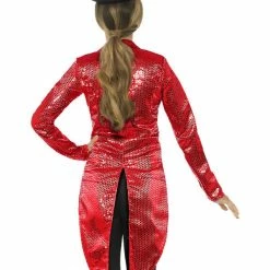 Smiffys USA Sequin Red Tailcoat Jacket Costumes
