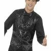 Smiffys USA Costumes Sequin Black Vest - Dance Costume
