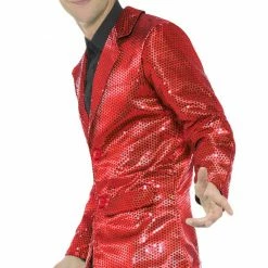 Smiffys USA Costumes Sequin Red Jacket