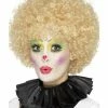 Smiffys USA Clown Black Neck Adult Ruffle Accessories 2 Smiffys USA Clown Black Neck Adult Ruffle Accessories
