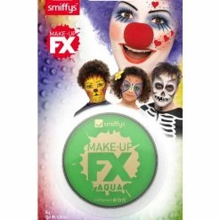 Smiffys USA Makeup & SFX Smiffys Make-Up FX, On Display Card, Bright Green