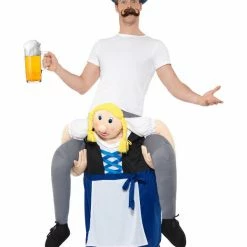 Smiffys USA Costumes Piggyback Ride A Bavarian Beer Maiden Adult Oktoberfest Costume