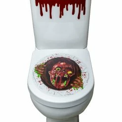 Smiffys USA Decorations & Props Zombie Halloween Toilet Seat Stickers