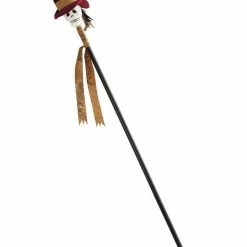 Smiffys USA Voodoo Cane With Skull Head