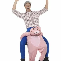 Smiffys USA Piggyback Ride A Pig Adult Costume Costumes