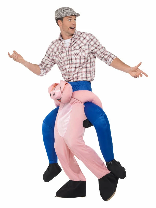 Smiffys USA Piggyback Ride A Pig Adult Costume Costumes 4 Smiffys USA Piggyback Ride A Pig Adult Costume Costumes