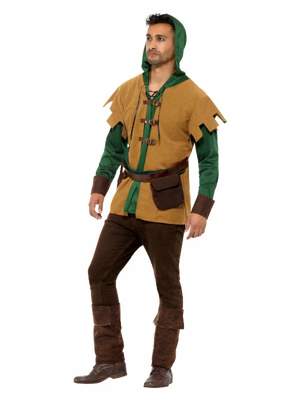 Smiffys USA Costumes Robin Of The Hood Men's Costume 4 Smiffys USA Costumes Robin Of The Hood Men's Costume