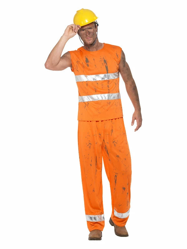 Smiffys USA Coal Miner Men's Costume Costumes 3 Smiffys USA Coal Miner Men's Costume Costumes