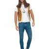 Smiffys USA 60s Hippie Waistcoat Men's