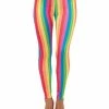 Smiffys USA Rainbow Clown Women's Leggings