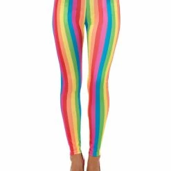 Smiffys USA Rainbow Clown Women's Leggings