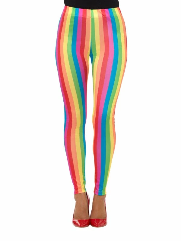 Smiffys USA Rainbow Clown Women's Leggings 3 Smiffys USA Rainbow Clown Women's Leggings