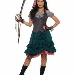 Smiffys USA Costumes Pirate Wench Women's Costume