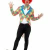 Smiffys USA Costumes Checked Clown Tailcoat