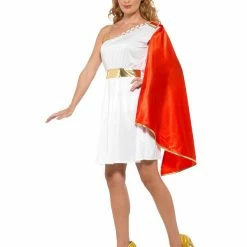 Smiffys USA Roman Lady Toga Off The Shoulder Costume