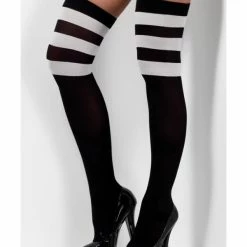 Smiffys USA Cheerleader Opaque Hold Ups Women's Accessories