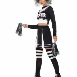 Smiffys USA Gothic Cheerleader Women's Slayer Costume 6 Smiffys USA Gothic Cheerleader Women's Slayer Costume