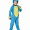 Smiffys USA Costumes Blue Dinosaur Toddler Costume