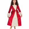 Smiffys USA Tudor Princess Girls Red And Gold Costume Costumes