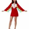 Smiffys USA Costumes Parrot Women's Costume