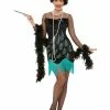 Smiffys USA 20s Peacock Flapper Women's Costume