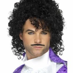 Smiffys USA 80s Purple Musician Men's Accessories Wigs & Beards