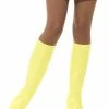 Smiffys USA 60s GoGo Yellow Women's Boot Covers