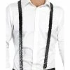 Smiffys USA Sequin Black Braces Accessories