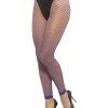 Smiffys USA Accessories 80s Footless Purple Net Women's Tights