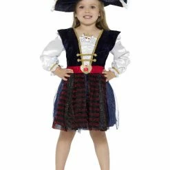 Smiffys USA Deluxe Glitter Pirate Girl Costume