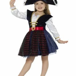 Smiffys USA Deluxe Glitter Pirate Girl Costume