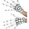 Smiffys USA Grim Reaper Skeleton Long Finger Gloves