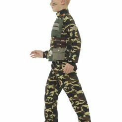 Smiffys USA Costumes Camouflage Military Boy's Costume