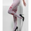 Smiffys USA Accessories Opaque Women's Blood Splattered Tights