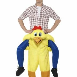 Smiffys USA Piggyback Ride A Chicken Adult Costume Costumes
