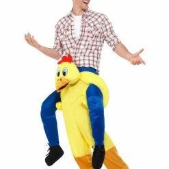 Smiffys USA Piggyback Ride A Chicken Adult Costume Costumes