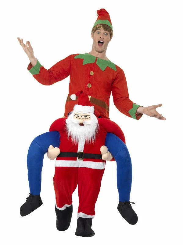 Smiffys USA Piggyback Ride A Santa Claus Adult Costume Costumes 3 Smiffys USA Piggyback Ride A Santa Claus Adult Costume Costumes