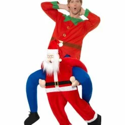 Smiffys USA Piggyback Ride A Santa Claus Adult Costume Costumes