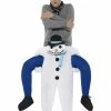 Smiffys USA Piggyback Ride A Snowman Adult Costume 2 Smiffys USA Piggyback Ride A Snowman Adult Costume