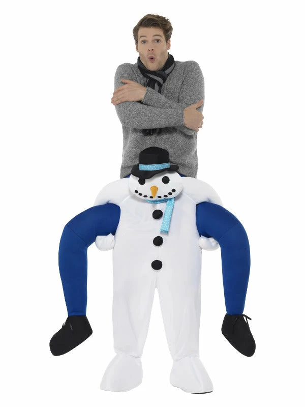 Smiffys USA Piggyback Ride A Snowman Adult Costume 3 Smiffys USA Piggyback Ride A Snowman Adult Costume