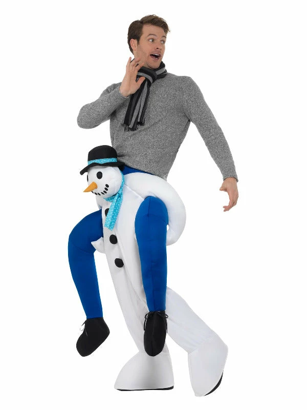 Smiffys USA Piggyback Ride A Snowman Adult Costume 4 Smiffys USA Piggyback Ride A Snowman Adult Costume