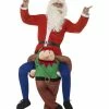 Smiffys USA Costumes Piggyback Ride A Elf Adult Costume