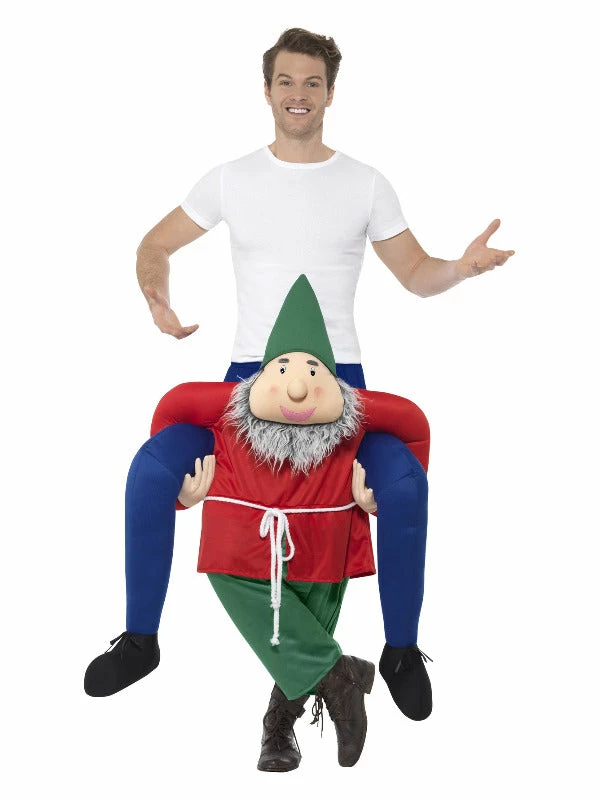 Smiffys USA Piggyback Ride Gnome Adult Costume Costumes 3 Smiffys USA Piggyback Ride Gnome Adult Costume Costumes