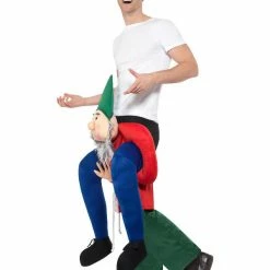 Smiffys USA Piggyback Ride Gnome Adult Costume Costumes