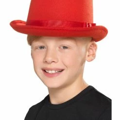 Smiffys USA Top Hat Red Child's