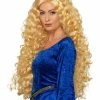Smiffys USA Medieval Warrior Queen Wig Wigs & Beards