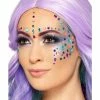 Smiffys USA Smiffys Make-Up FX, Pastel Jewel Face Gems, Purple