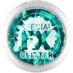 Smiffys USA Makeup & SFX Smiffys Make-Up FX, Aqua, Confetti Glitter