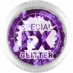 Smiffys USA Makeup & SFX Smiffys Make-Up FX, Purple, Confetti Glitter